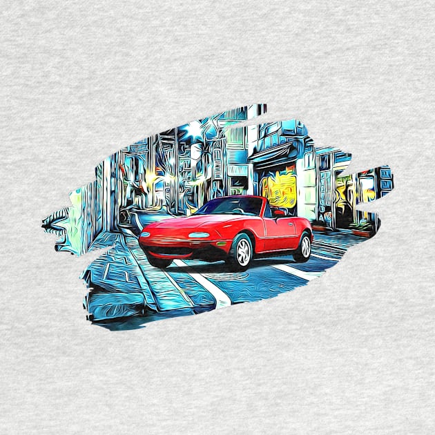 MX5 Tokyo Night Print by Auto-Prints